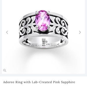 James Avery Adoree Ring with Lab Created Sapphire